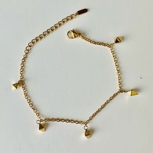 MVMT Goldtone  Prism Charm Bracelet